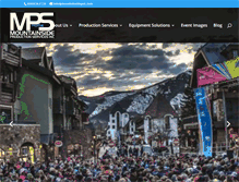 Tablet Screenshot of mountainsidepro.com